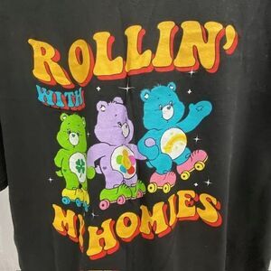 Care Bears Rollin With My Homies T Shirt Mens XL Roller Skating Graphic Tee